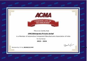 ACMA Membership Certificate